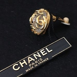CHANEL Jewelry - Vintage 1995 CHANEL CC Logo & Crystal Earrings CHANEL Jewelry - Vintage 1995 CHANEL CC Logo & Crystal Earrings